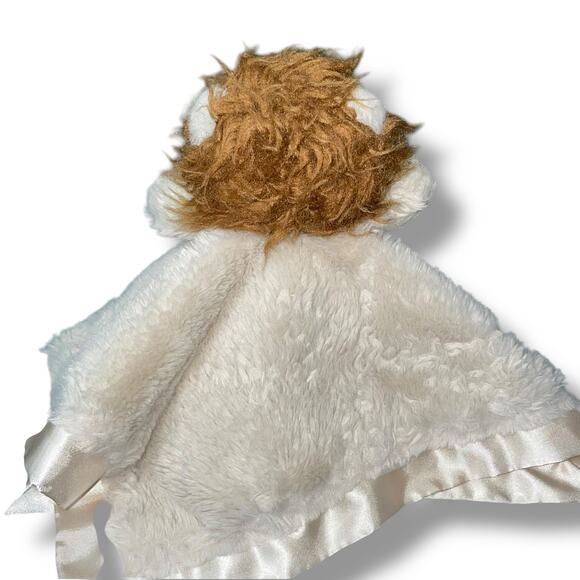 Cloud Island Lovey Lion Security Blanket Plush Stuffed Animal Satin Brown 14" - Picture 3 of 13